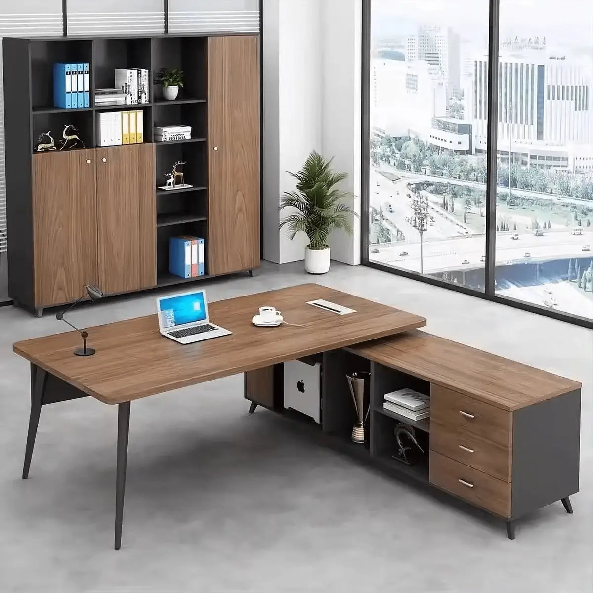 Caelum · Modern L-Shaped Desk