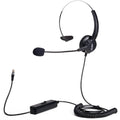Call Center Hands-Free Noise Cancelling Corded Monaural Headset