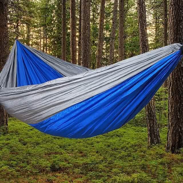 Hamac de camping extérieur portable respirant séchage rapide ultraléger