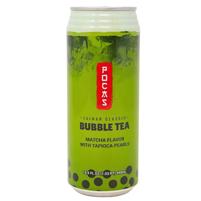 Pocas Bubble Tea with Tapioca Pearls - Matcha