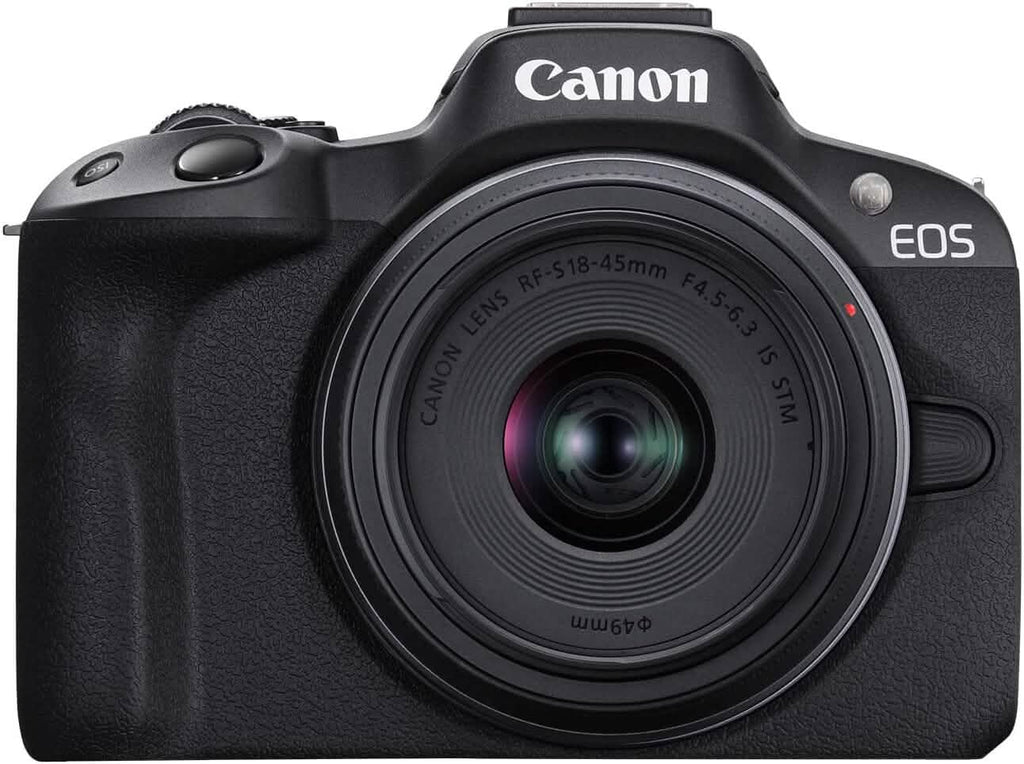 Canon EOS R50 4K Mirrorless Camera with RF-S 18-45mm f/4.5-6.3 IS STM Lens (Open-Box)