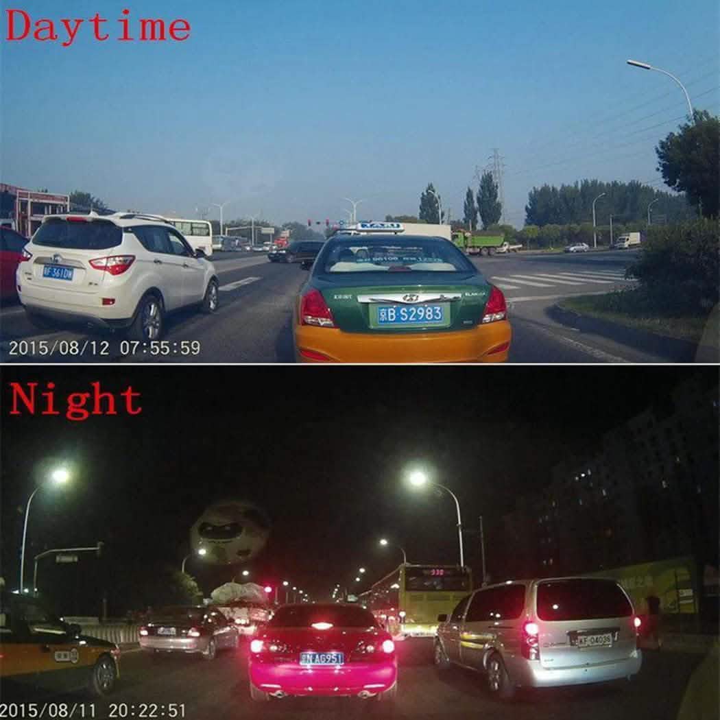 Rétroviseur de voiture avec enregistreur vidéo intégré