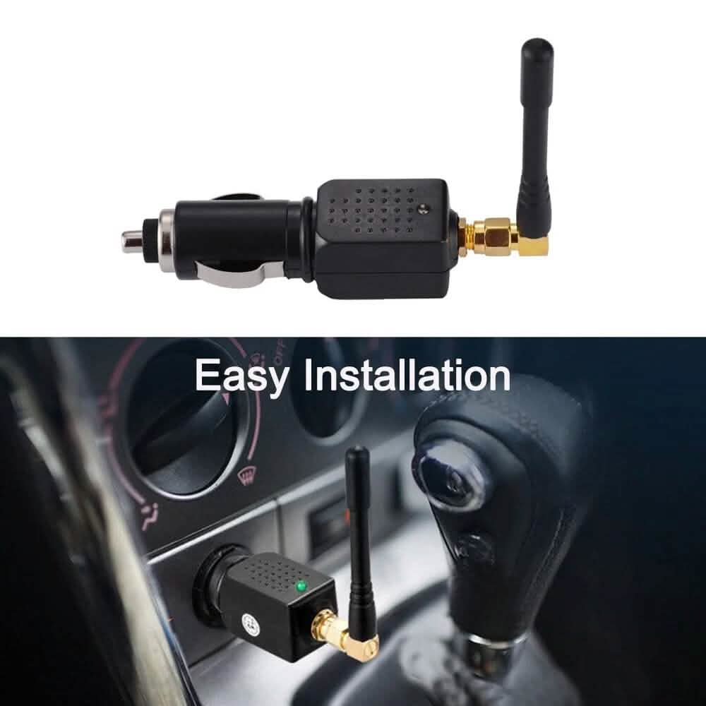 Intercepteur GPS de voiture Alimentation allume-cigare de voiture