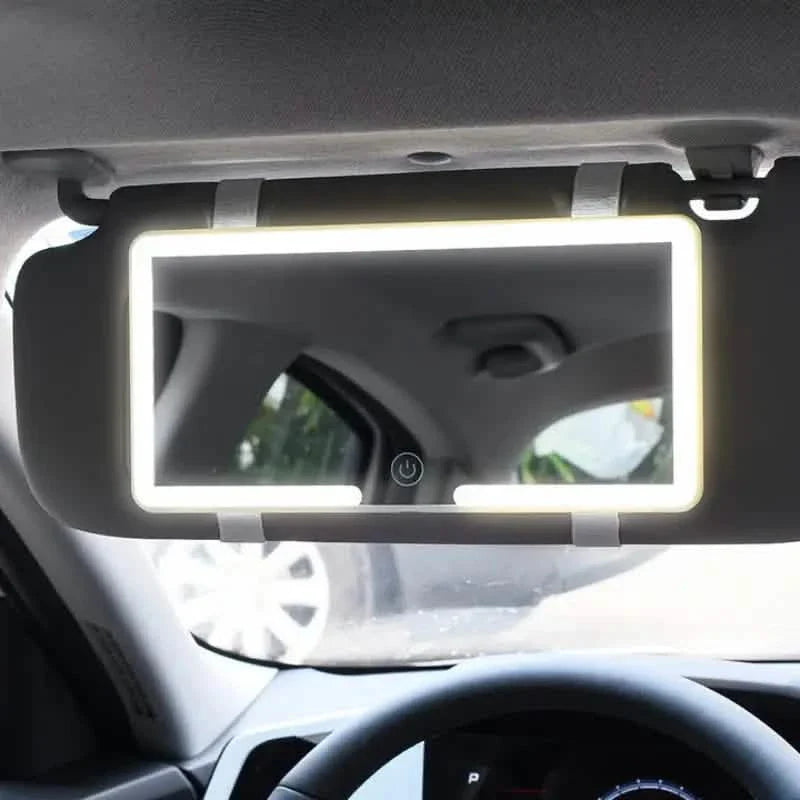 Car Mirror Vanity with LED Lights
