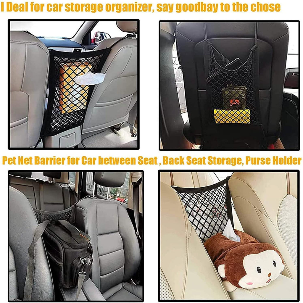 Car Pet Barrier Mesh Organizer