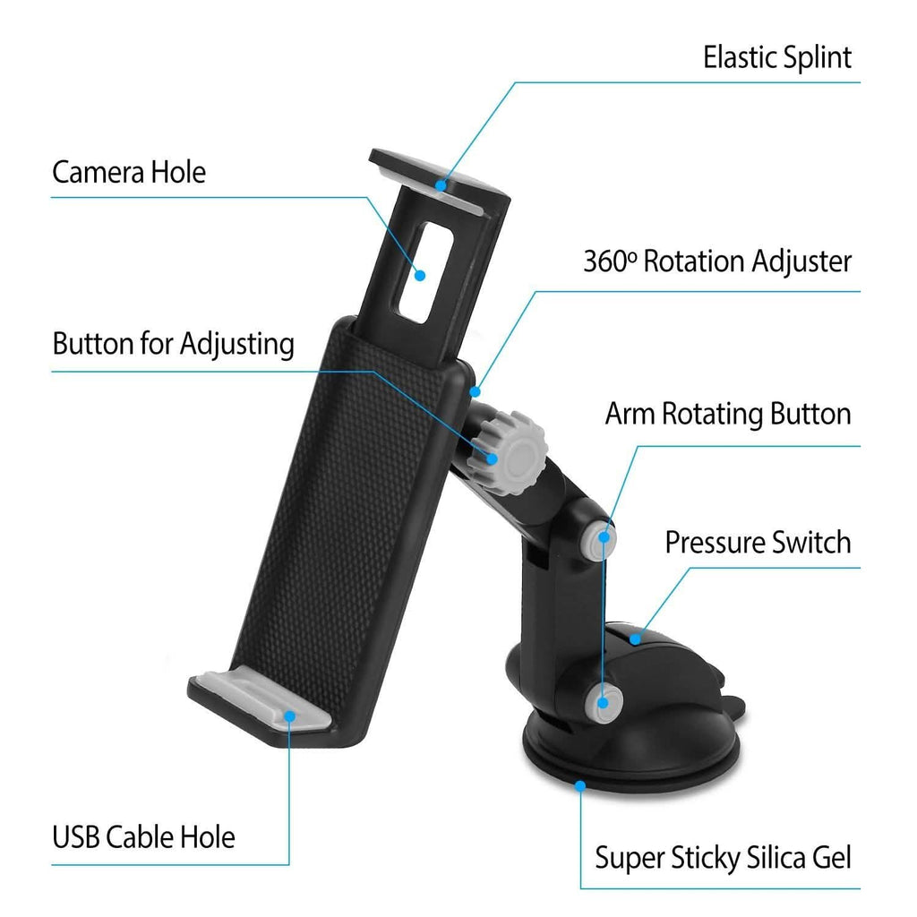 Car Phone Holder Mount Dashboard Tablet Stand Holder