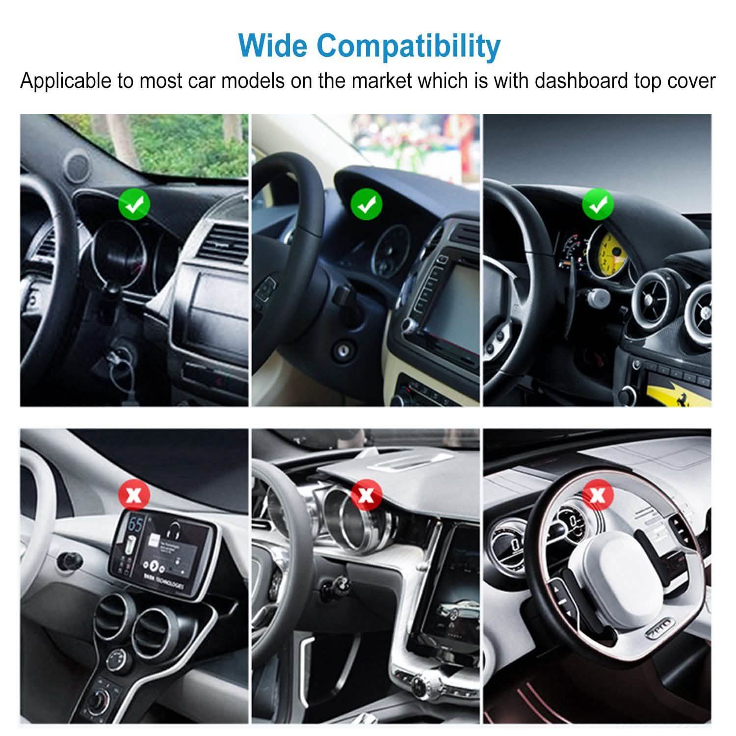 車用電話マウント滑り止めダッシュボードホルダー