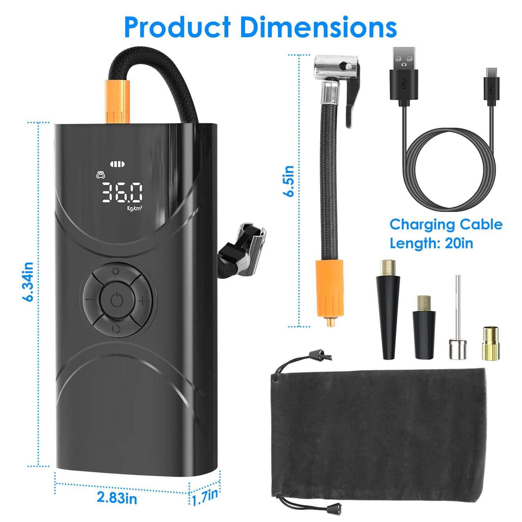 Car Tire Inflator Pump