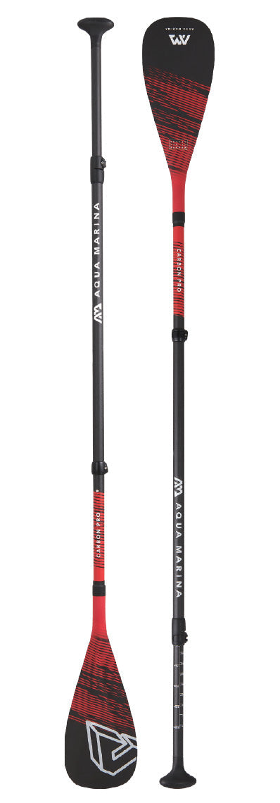 Aqua Marina Carbon Pro Fiberglass SUP Paddle (3-Section)