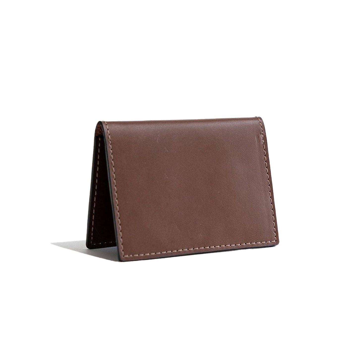 1776 Slim Card Holder | Signature Brown Leather Wallet
