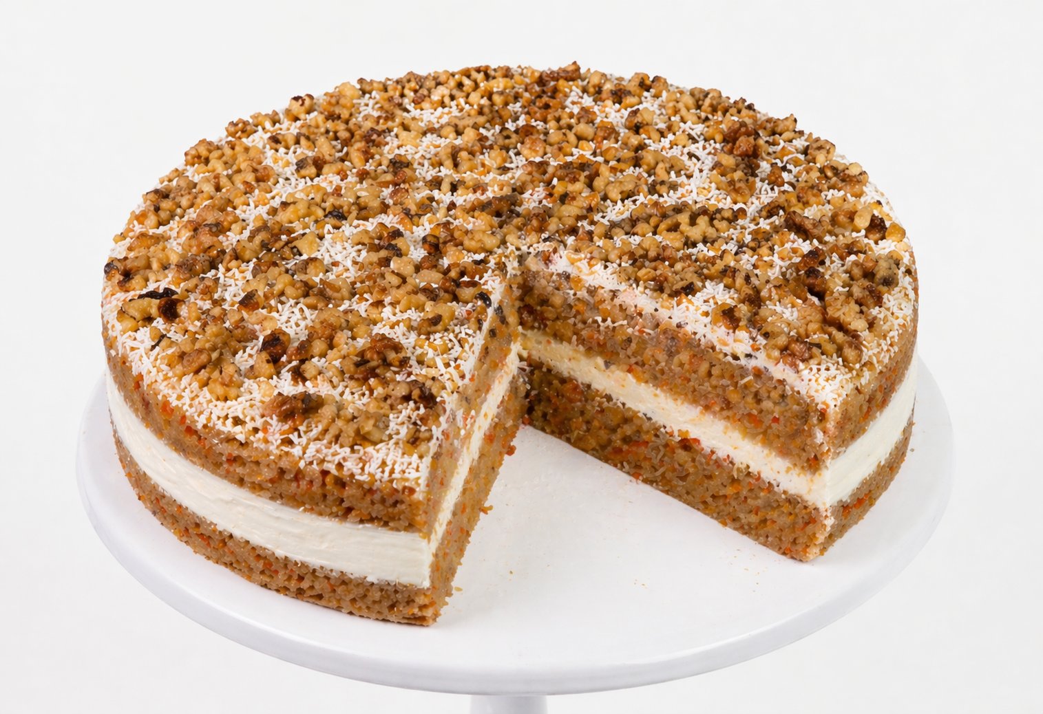 Andy Anand Sugar-Free Carrot Cake, 9-Inch, 3.2 lb – Moist & Flavorful, Diabetic-Friendly, All-Natural, No Preservatives, Birthday Gift Box