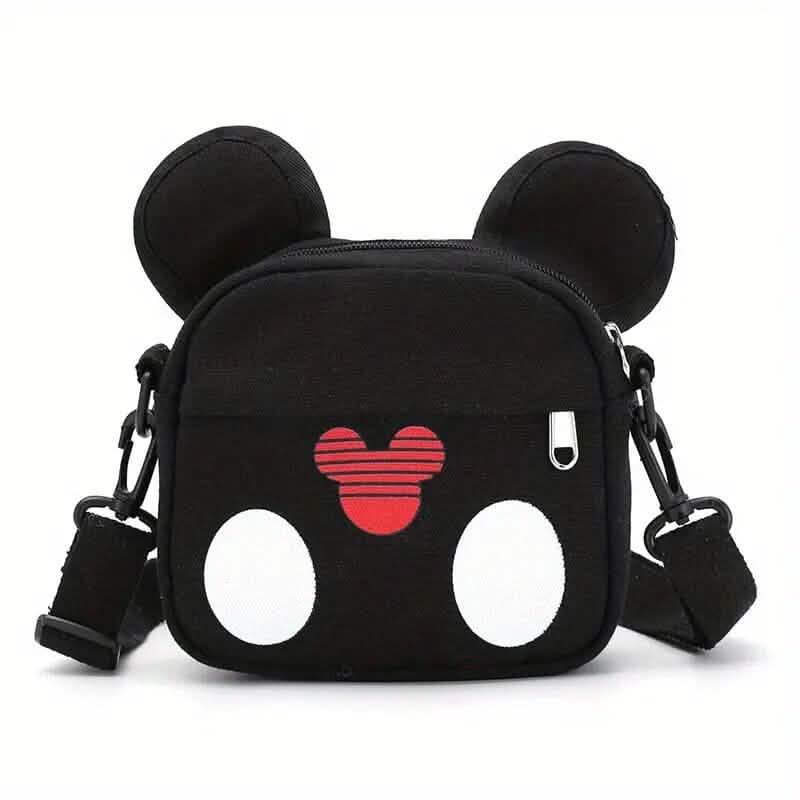 Mini sac à bandoulière porte-monnaie en forme de souris de dessin animé