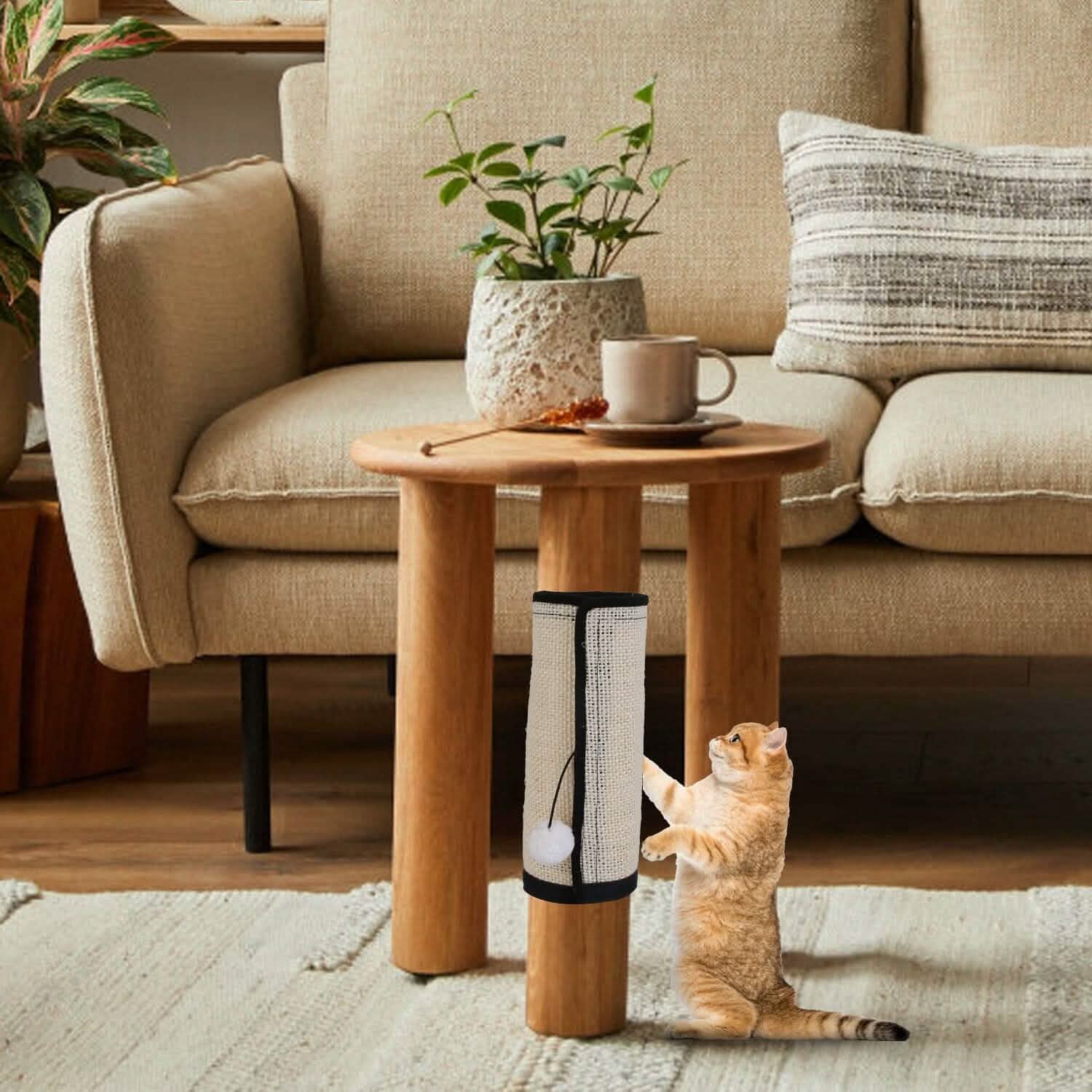猫用爪とぎパッド 9本のネジ釘付き