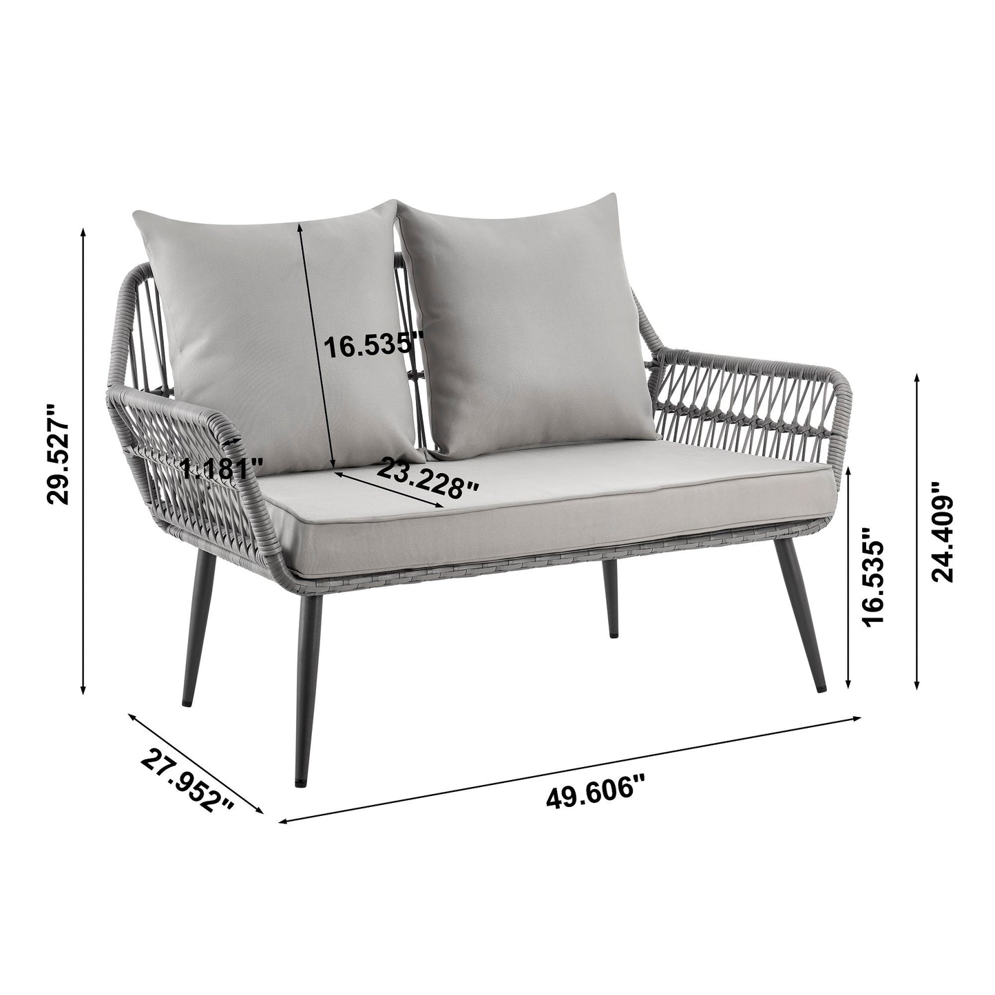 Portofino 4-Piece Conversation Set