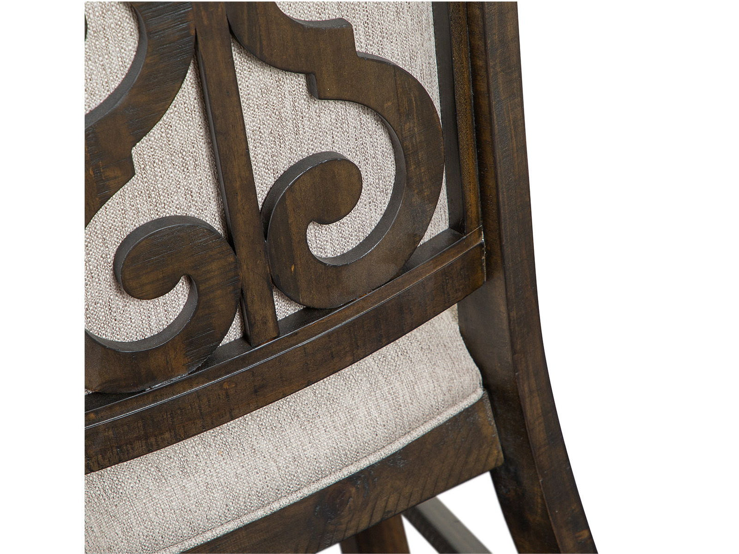 Bellamy - Dining Side Chair With Upholstered Seat & Back (Set of 2) - Peppercorn