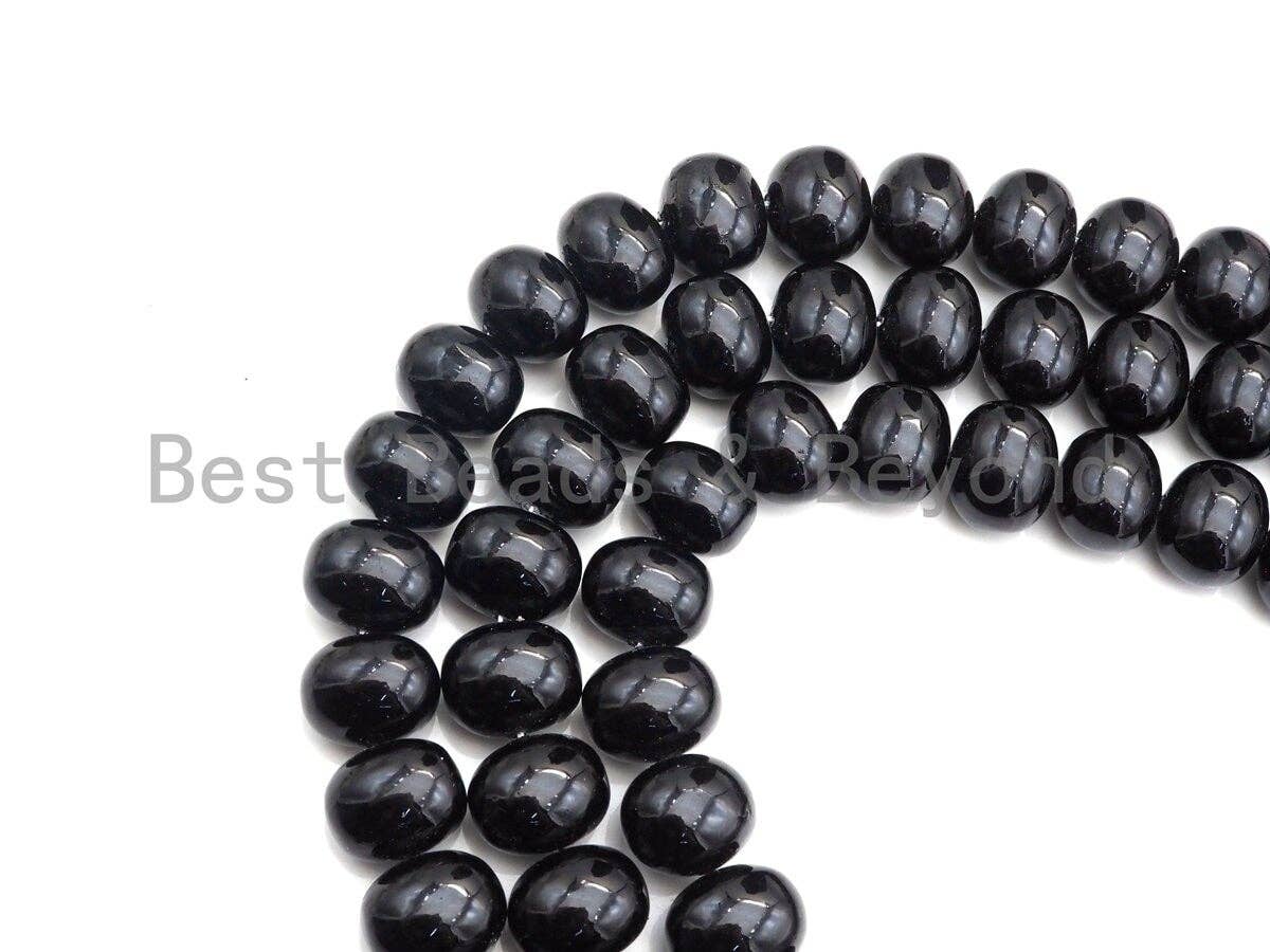 Mother of Pearl Pillow Shape beads, Orange Mother of Pearl, Black Mother of Pearl, 16x19mm, sku#T130