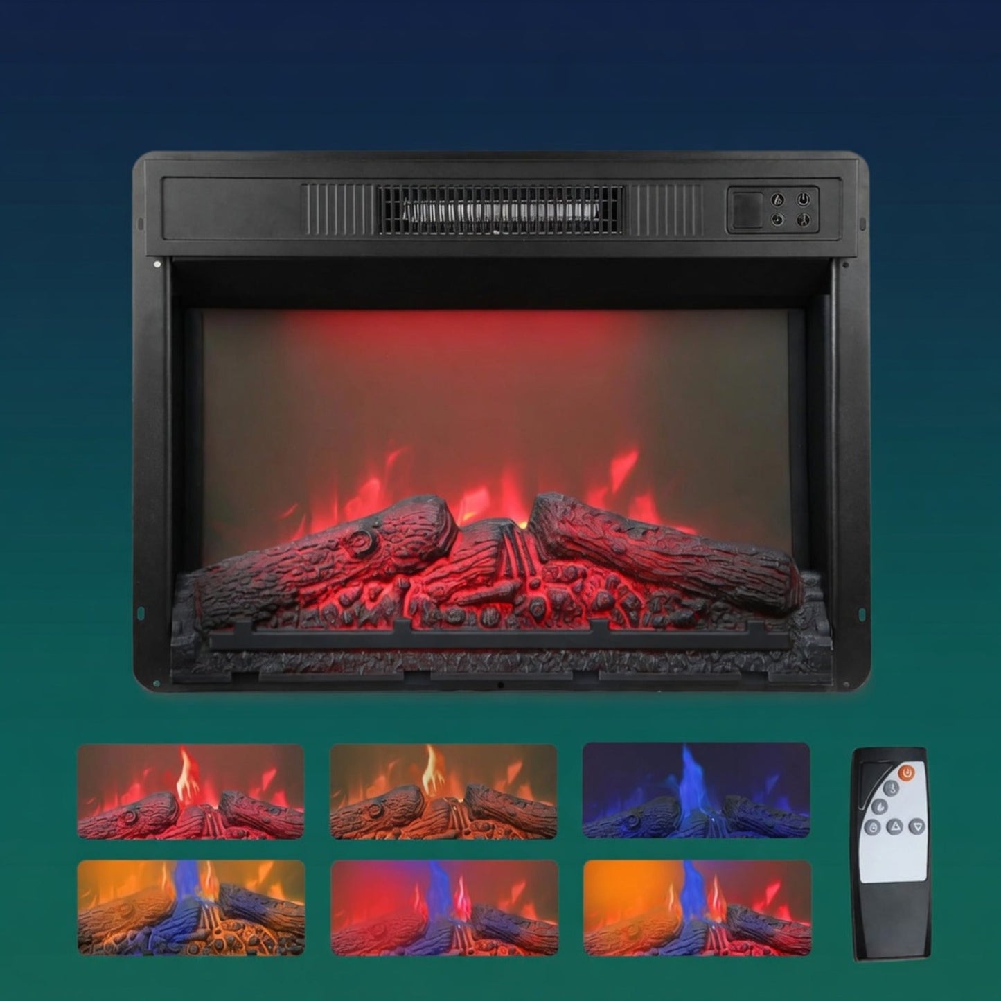 23" Electric Fireplace Insert