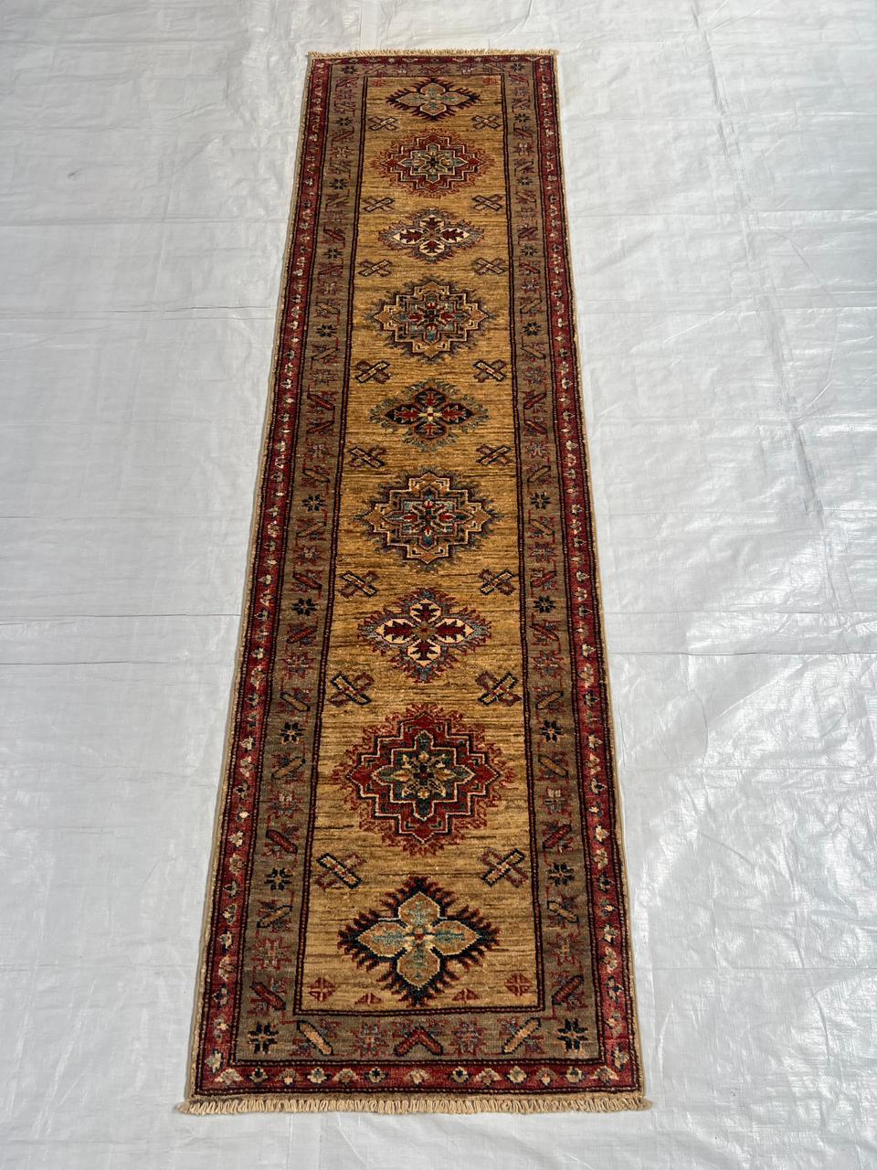 Hand-Knotted Sultanabad 100% Wool Rug Runner, 2' 1" x 7' 7"