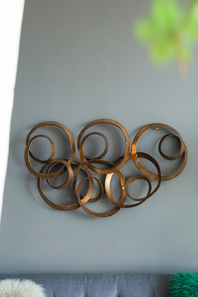 Seretha Gold Leaf Wall Décor