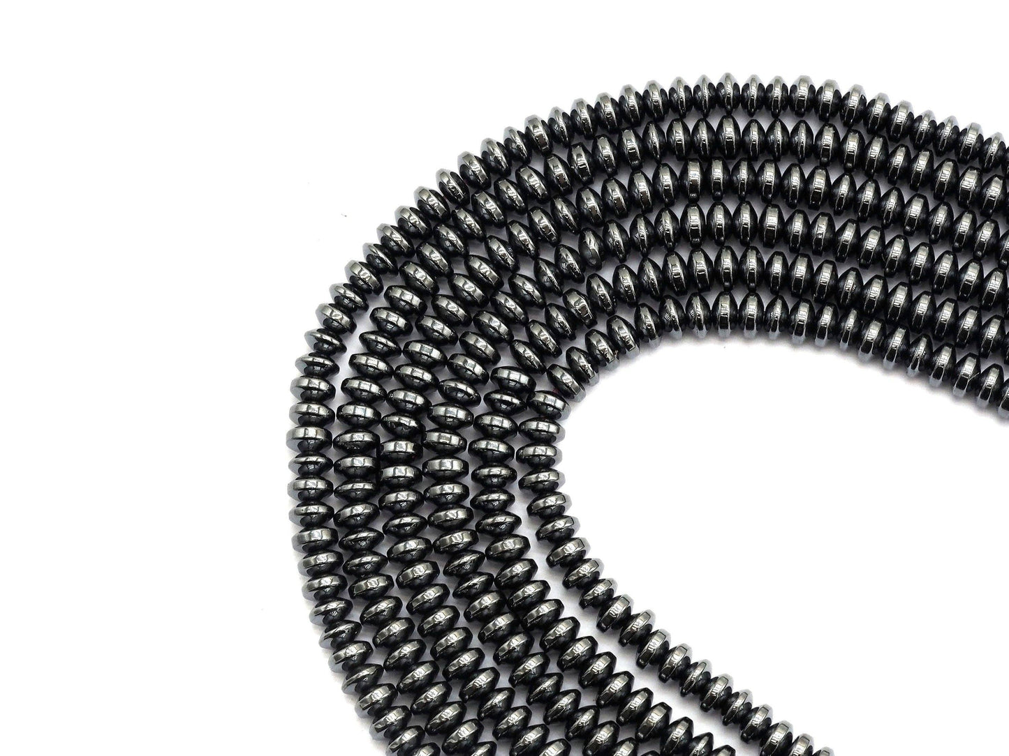 High Quality Natural Dark Gray/Black Hematite, Sku#S121