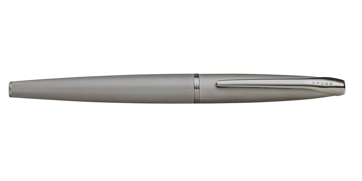 ATX® Sandblasted Titanium Gray Stainless Steel Medium Nib Fountain Pen