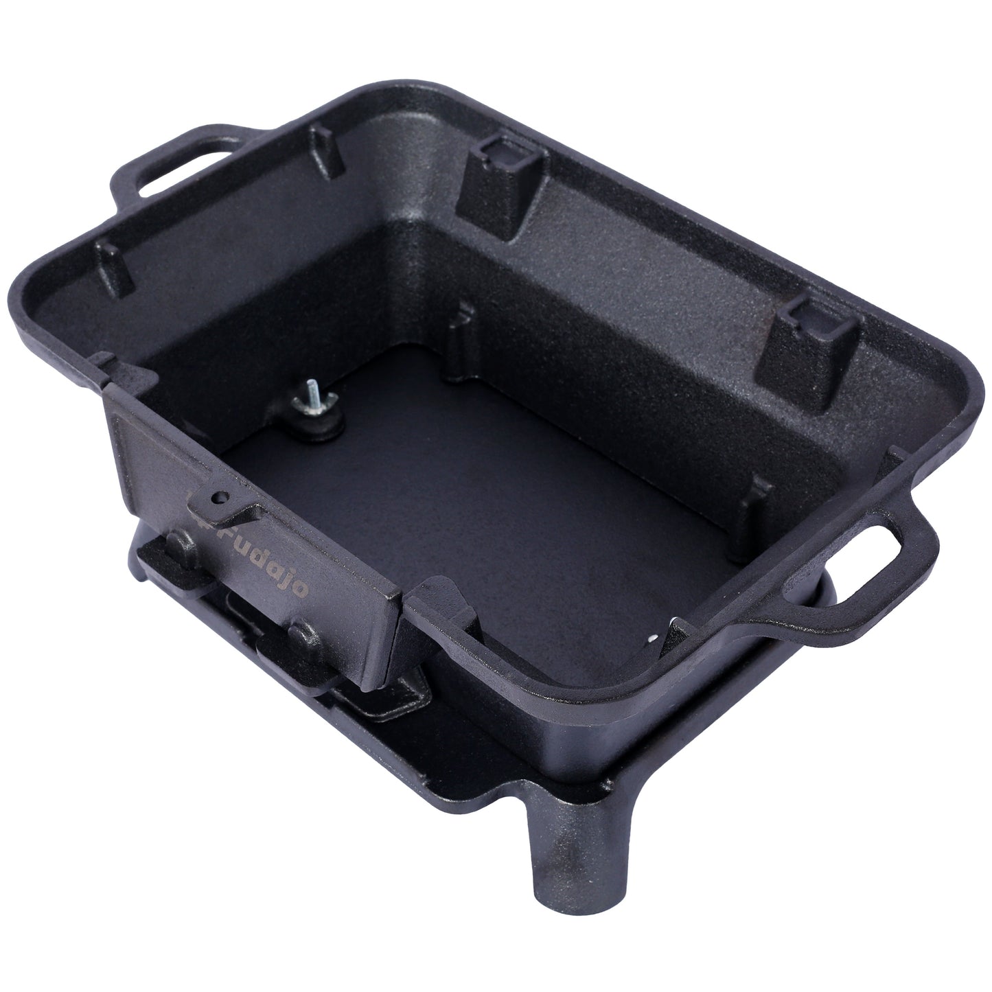 Oval Cast Iron Grill - Portable Outdoor Cooking