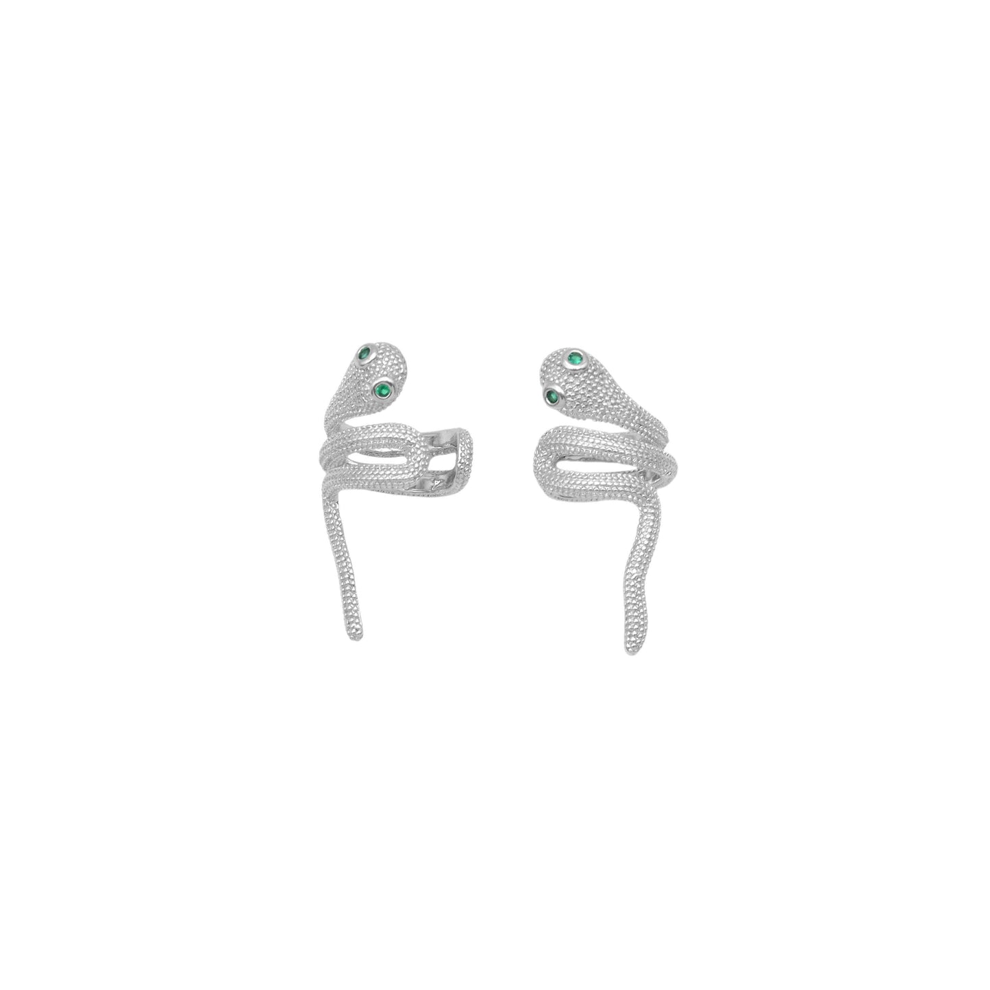 Silver Snake Wrap Ear cuff, Sku#LD672