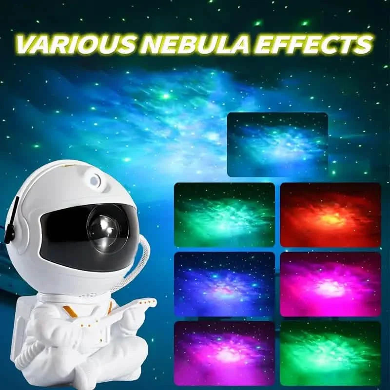 Celestial Star Guitar Night Light Projector - Vibrant LED Nebula Effects