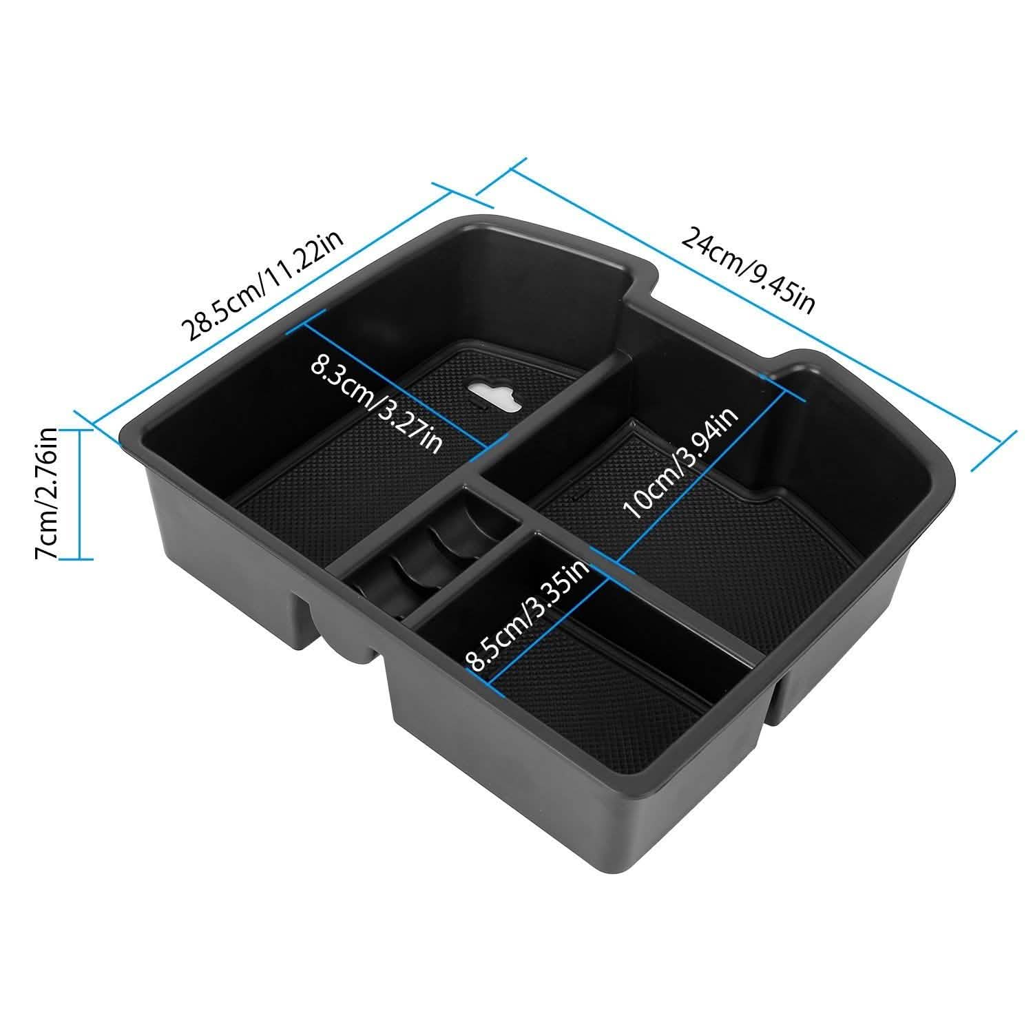 Center Console Storage Box Armrest Organizer