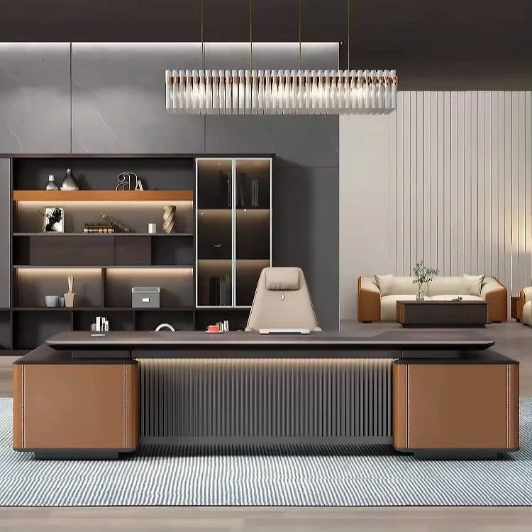 Wilcroft · Modern L-Shaped Executive Desk