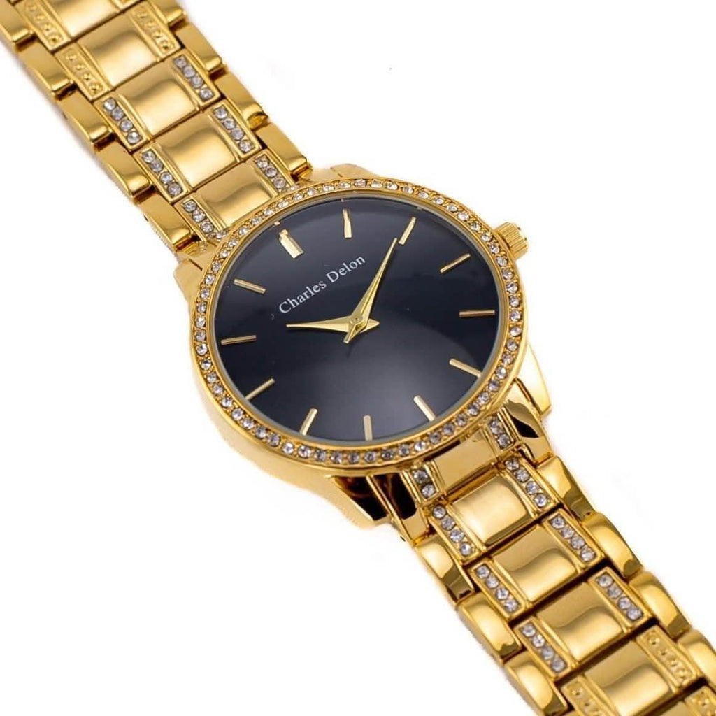 Charles Delon Women's Watch 5855 Stainless Steel Quartz Round - Assorted Styles