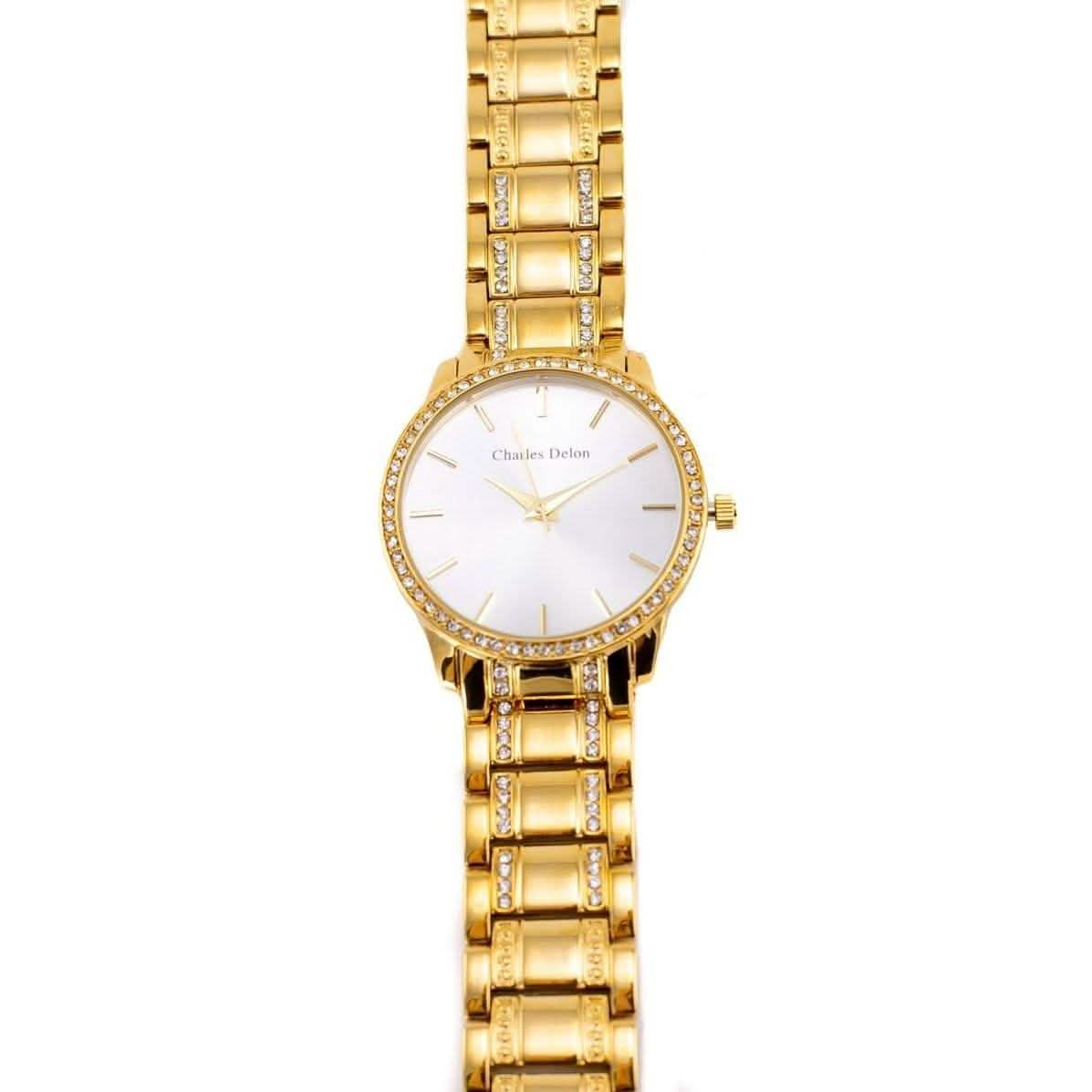 Charles Delon Women's Watch 5855 Stainless Steel Quartz Round - Assorted Styles