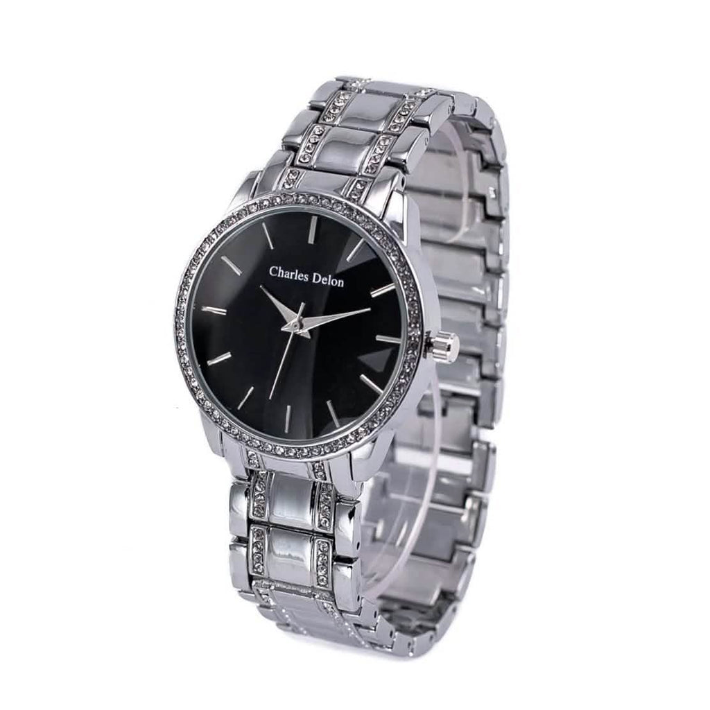 Charles Delon Women's Watch 5855 Stainless Steel Quartz Round - Assorted Styles