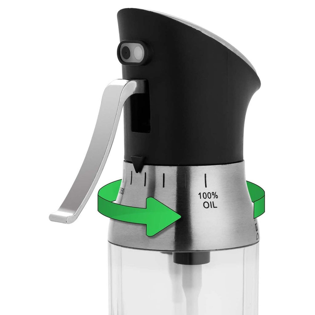 Moulin à sel et à poivre électrique Chef's Star Premium avec vaporisateur d'huile d'olive et de vinaigre