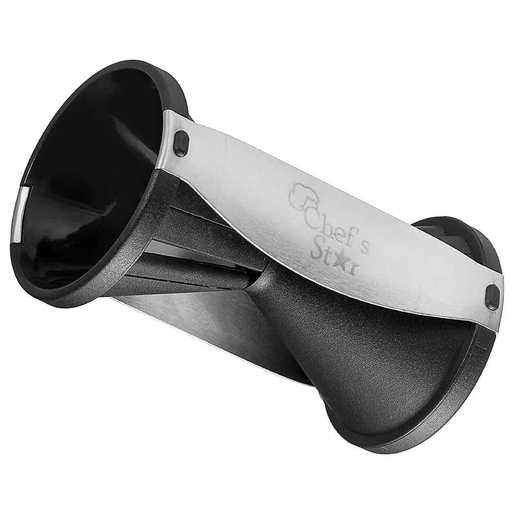 シェフズスター スパイラルスライサー ステンレススチール製スパイラライザー＆ジュリエンヌブレード付き