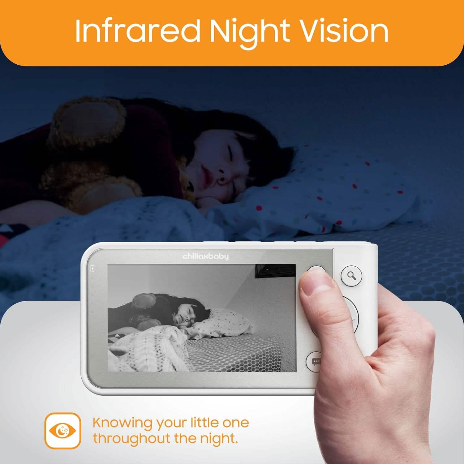 Chillax Giraffe Pro 1080p Camera and 4.3” Video Smart Baby Monitor (Refurbished)
