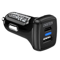 Chargeur de voiture USB Type-C Choetech TC0005 36W Quick Charge 3.0 (reconditionné)