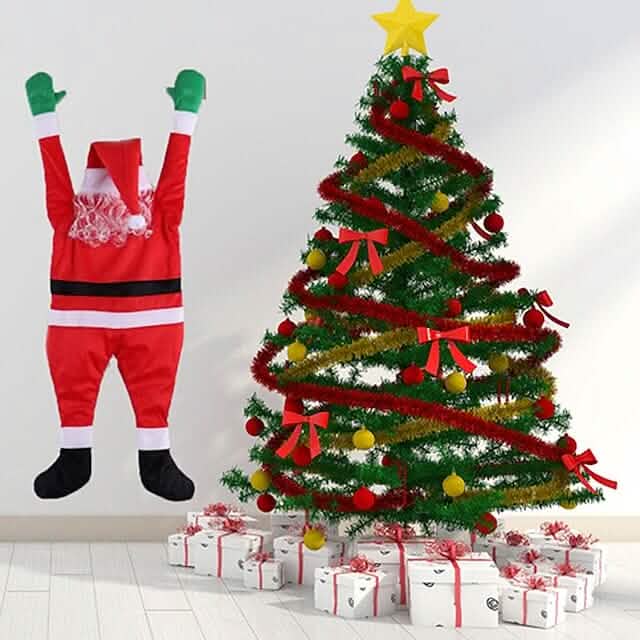 Père Noël suspendu décoratif pour l'escalade de Noël