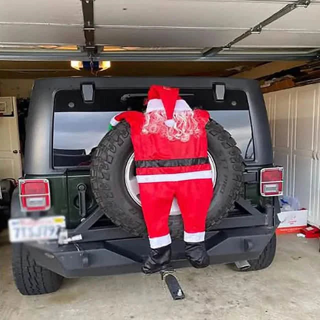 Père Noël suspendu décoratif pour l'escalade de Noël