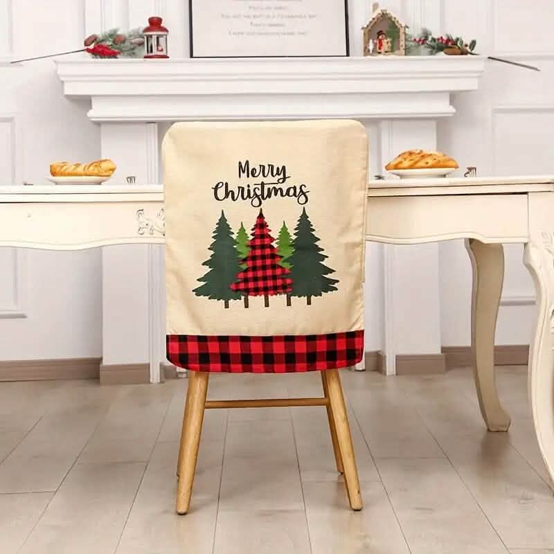 Housses de chaise de salle à manger de Noël