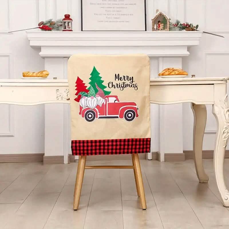 Housses de chaise de salle à manger de Noël