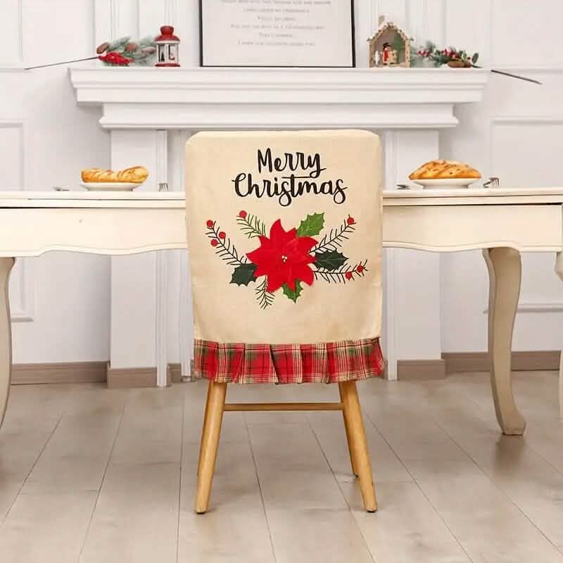 Housses de chaise de salle à manger de Noël