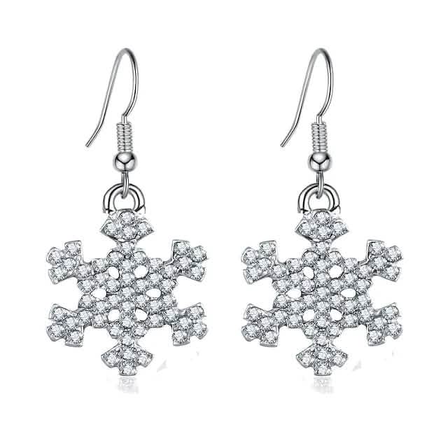 Crochets de boucles d'oreilles de Noël décoratifs créatifs pour dames