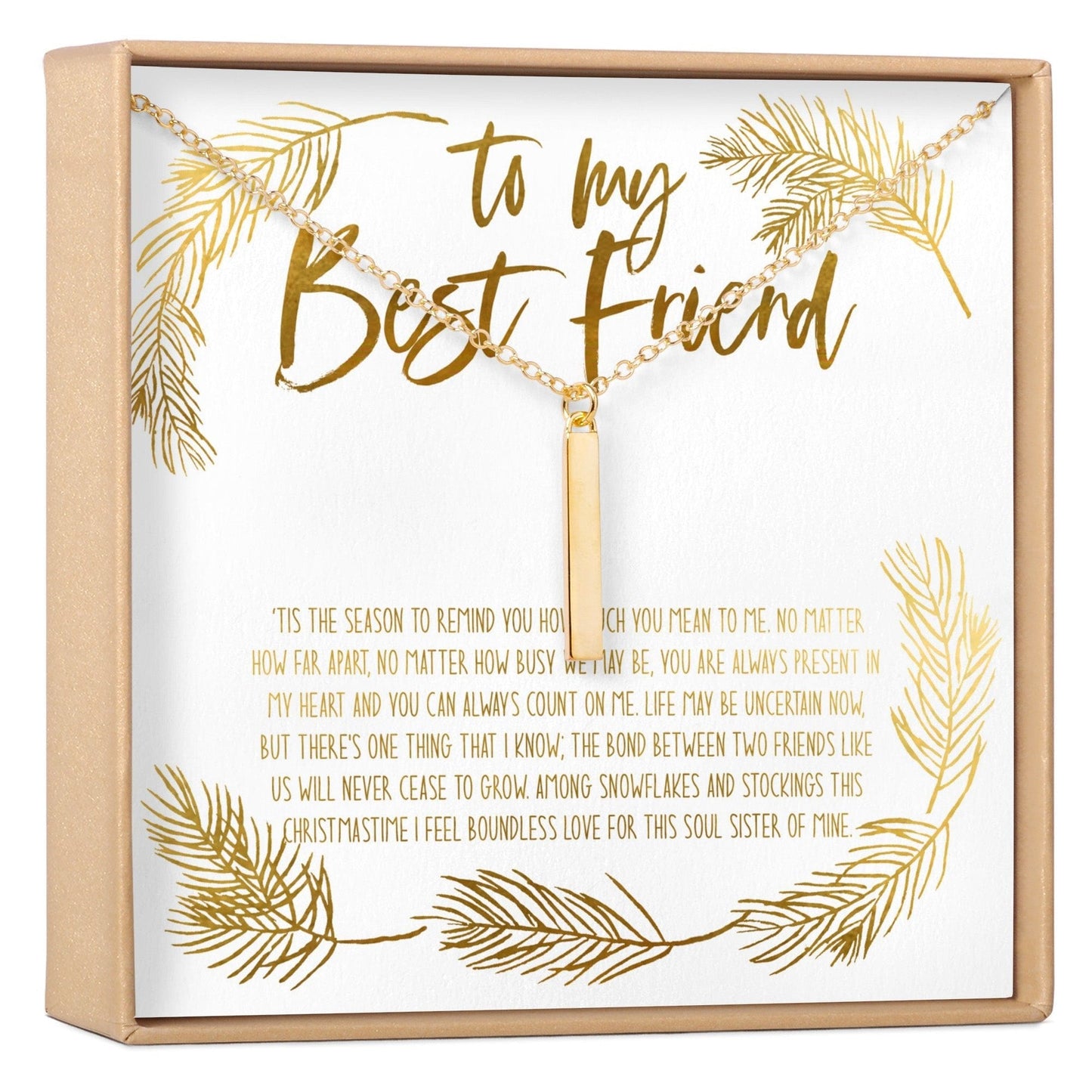 Christmas Gift for Best Friend Necklace, Multiple Styles