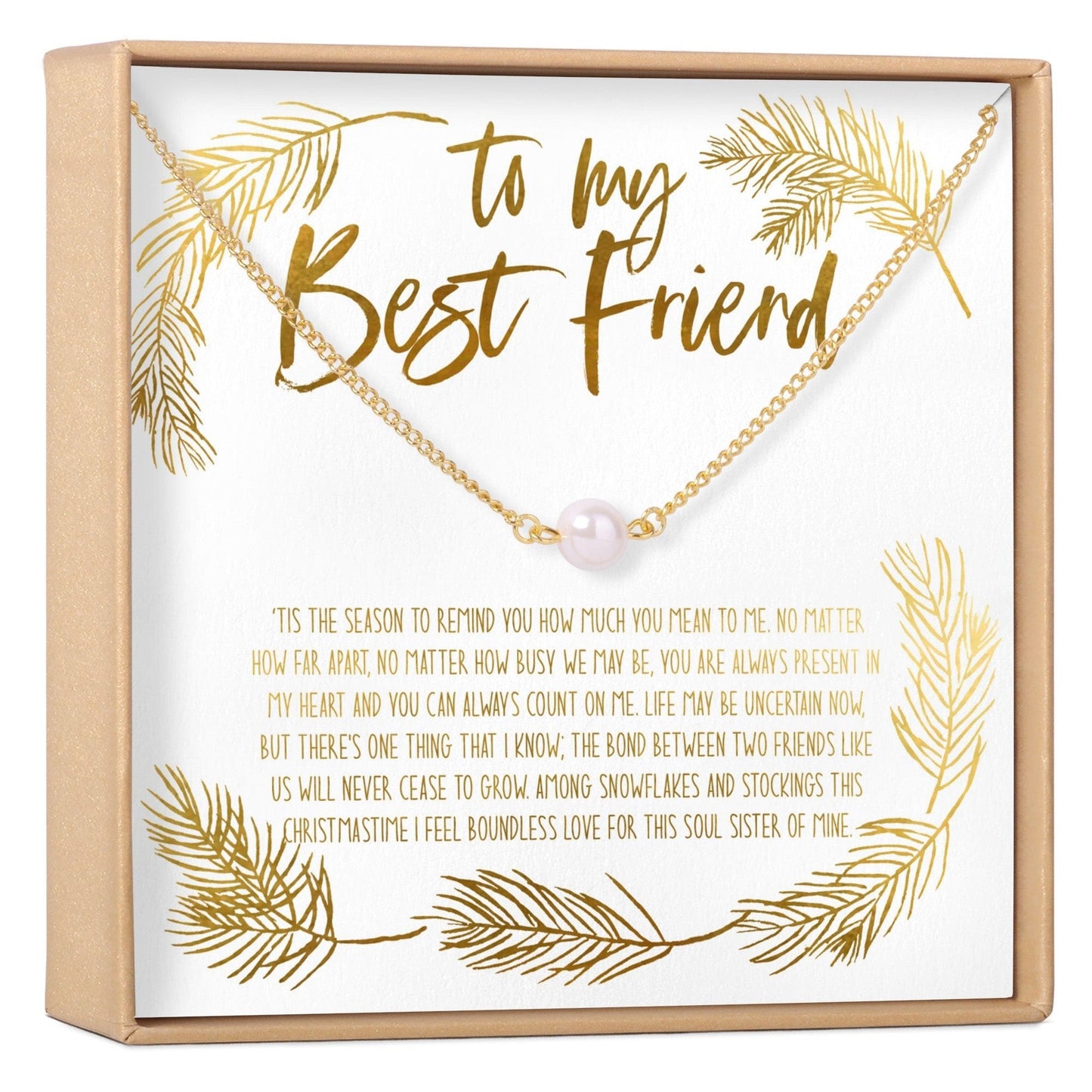 Christmas Gift for Best Friend Necklace, Multiple Styles