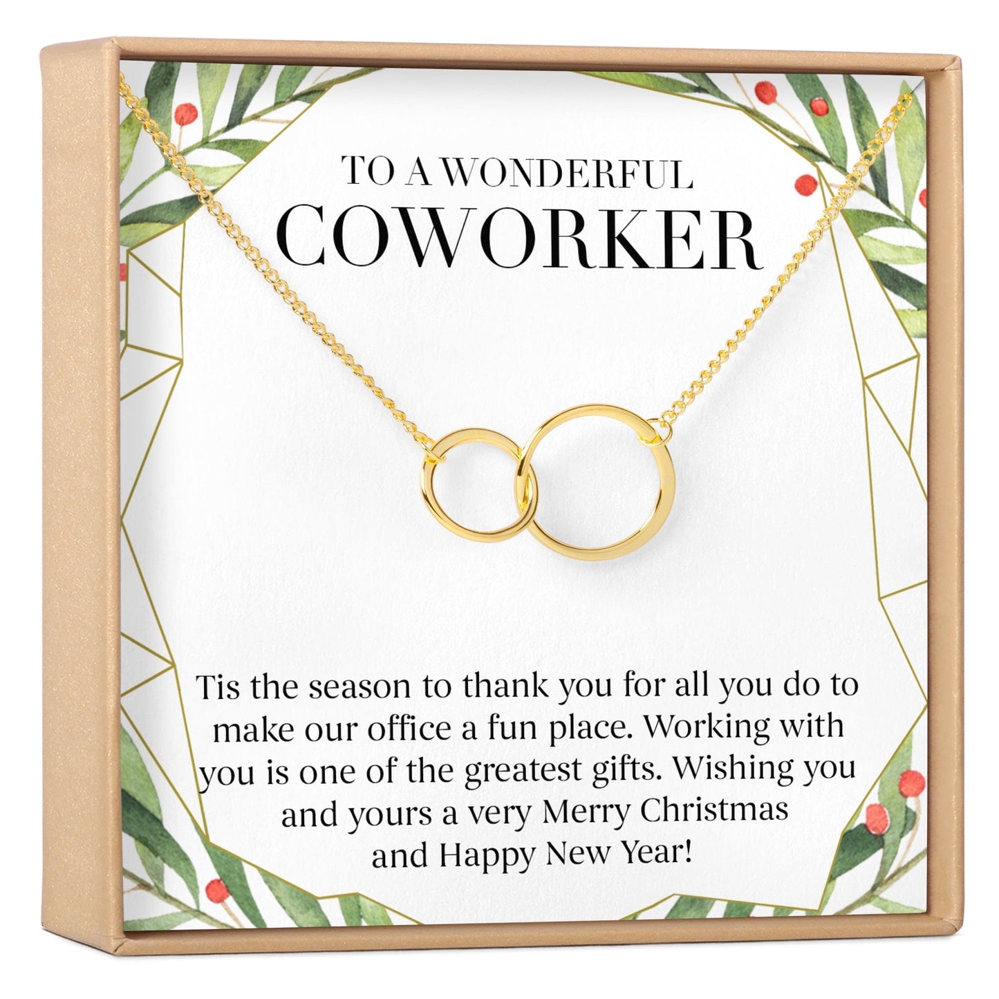 Christmas Gift for Coworker Necklace, Multiple Styles
