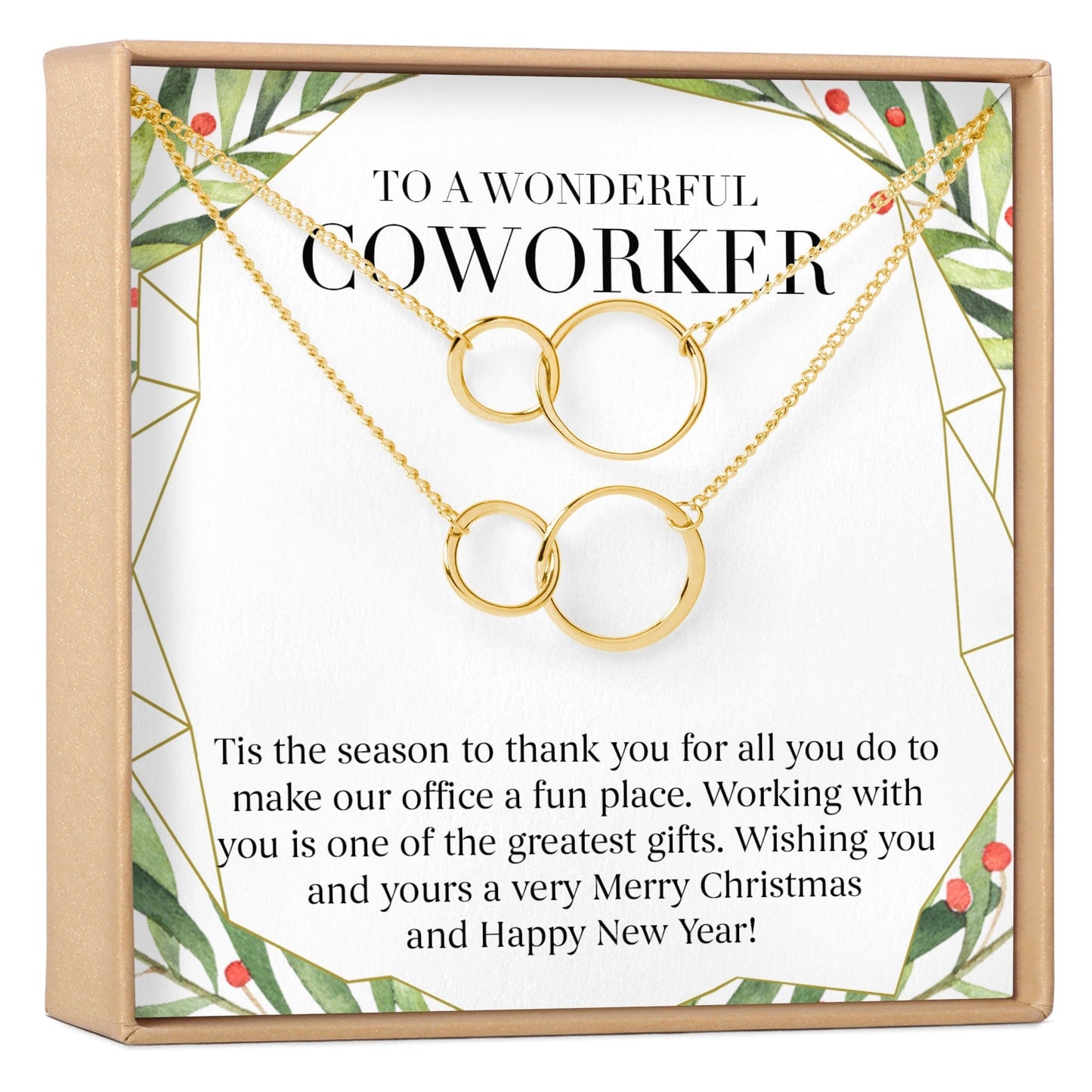 Christmas Gift for Coworker Necklace, Multiple Styles