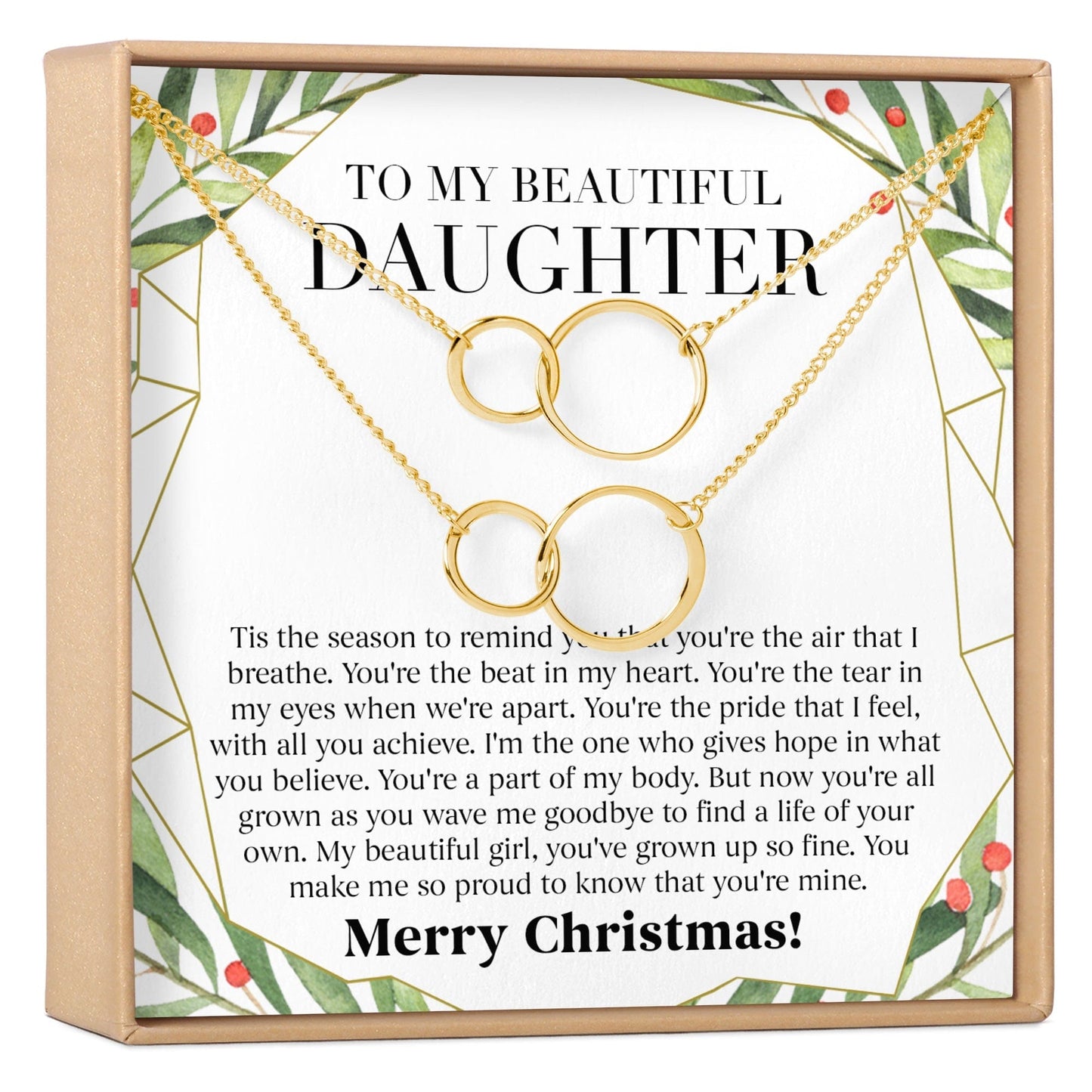 Christmas Gift for Daughter Necklace, Multiple Styles