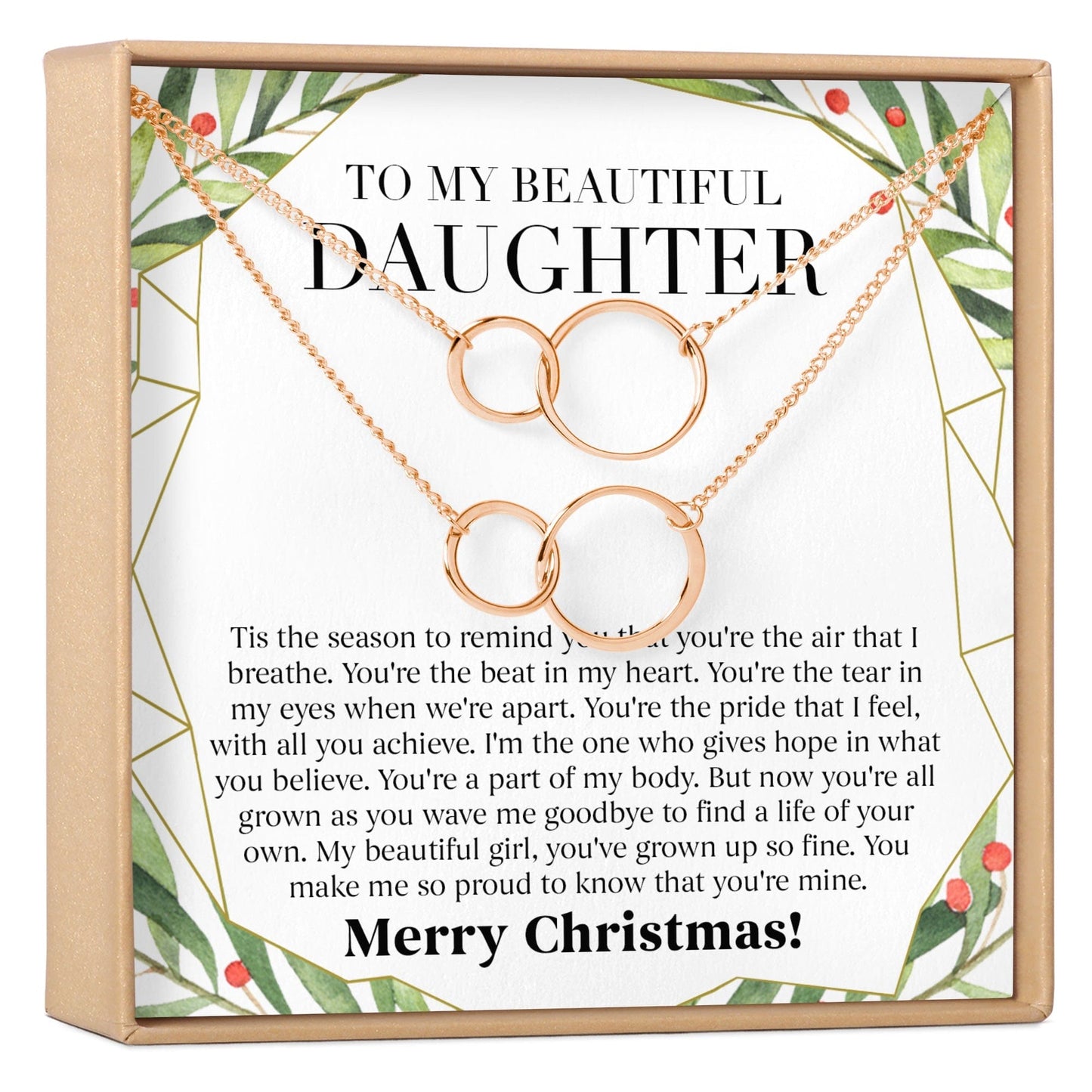 Christmas Gift for Daughter Necklace, Multiple Styles