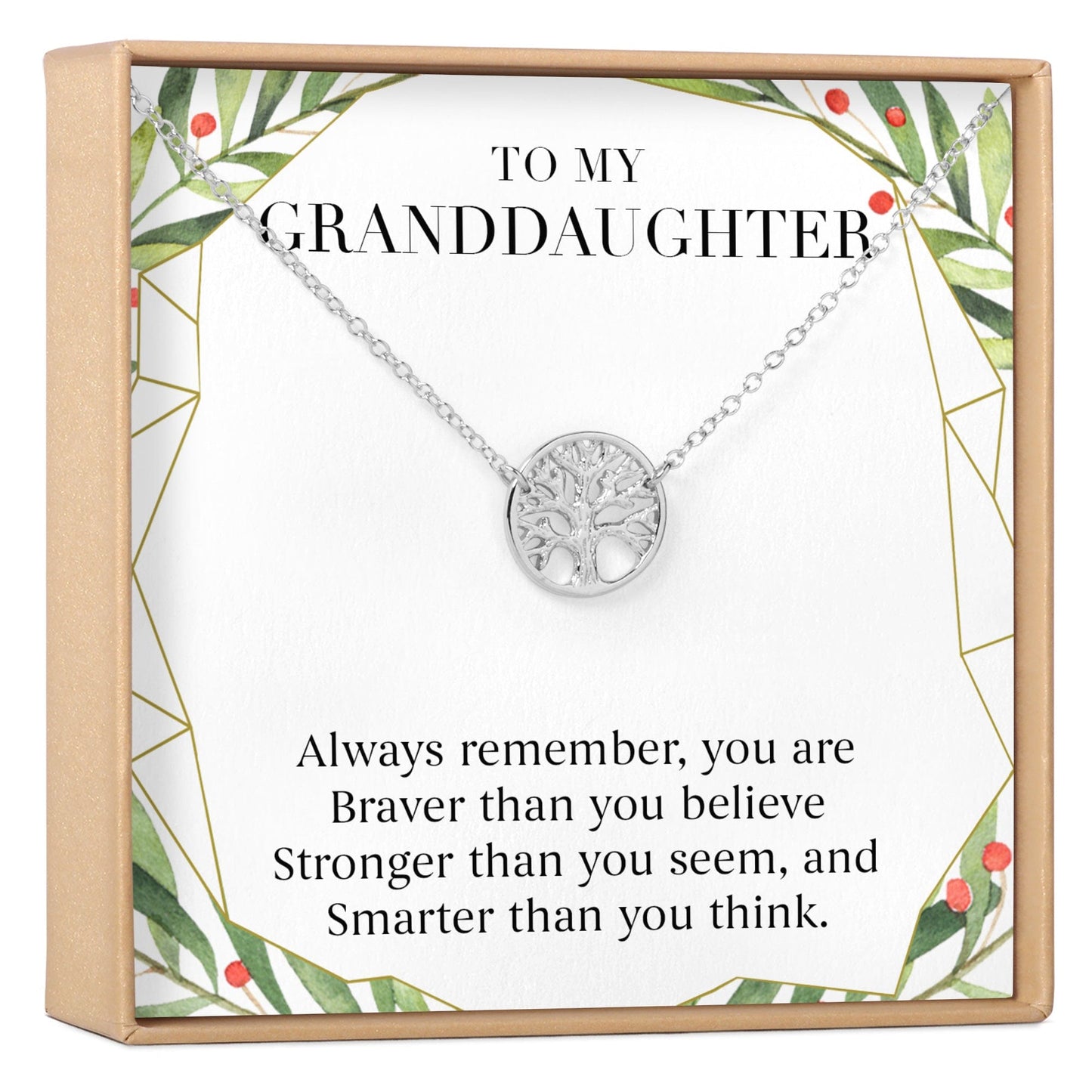 Christmas Gift for Granddaughter Necklace, Multiple Styles